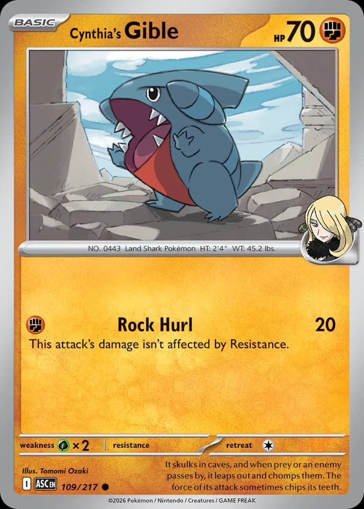 Cynthia's Gible