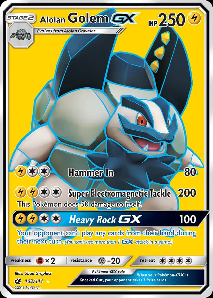Alolan Golem-GX
