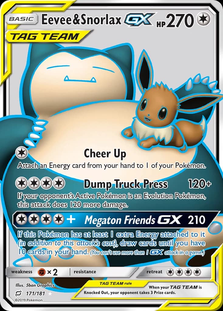 Eevee & Snorlax-GX