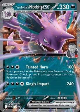 Team Rocket's Nidoking ex